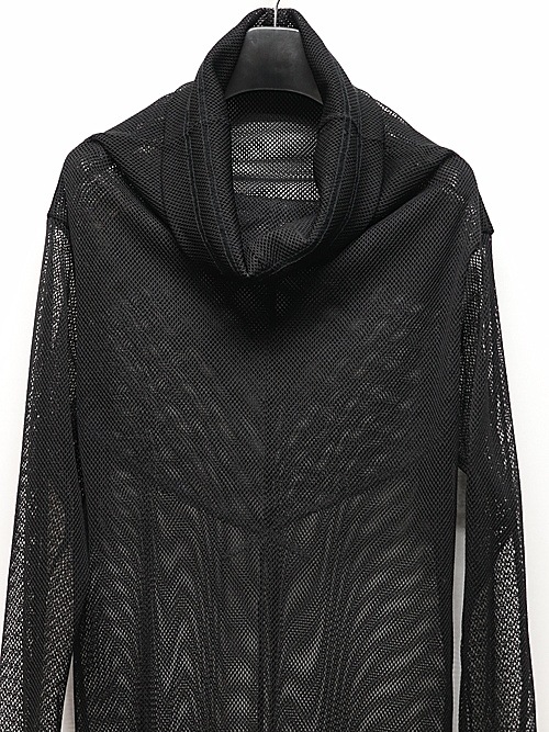 (ͽ���ʡ�7��8������ͽ��/kiryuyrik������奦����奦/Mesh Loose High Neck/Black