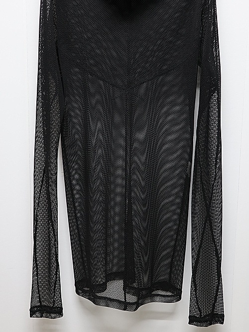 (ͽ���ʡ�7��8������ͽ��/kiryuyrik������奦����奦/Mesh Loose High Neck/Black