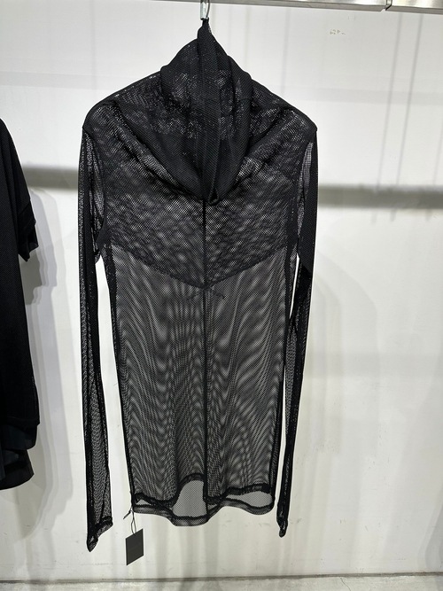 (ͽ���ʡ�7��8������ͽ��/kiryuyrik������奦����奦/Mesh Loose High Neck/Black