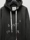 Maison MIHARA YASUHIRO���᥾�� �ߥϥ�䥹�ҥ�/French Terry DON'T TAG ME. SWEAT HOODIE/BLACK