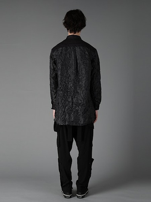 Ground Y�����饦��ɥ磻/PE TAFTA BK X BK STANDARD LONG SLEEVED SHIRT/BLACK