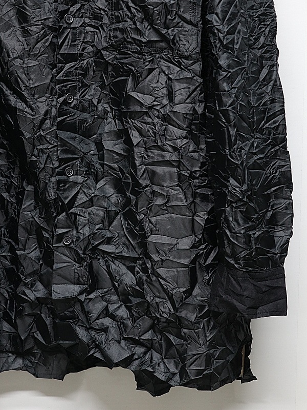 Ground Y�����饦��ɥ磻/PE TAFTA BK X BK STANDARD LONG SLEEVED SHIRT/BLACK