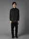 Ground Y�����饦��ɥ磻/PE TAFTA BK X BK STANDARD LONG SLEEVED SHIRT/BLACK