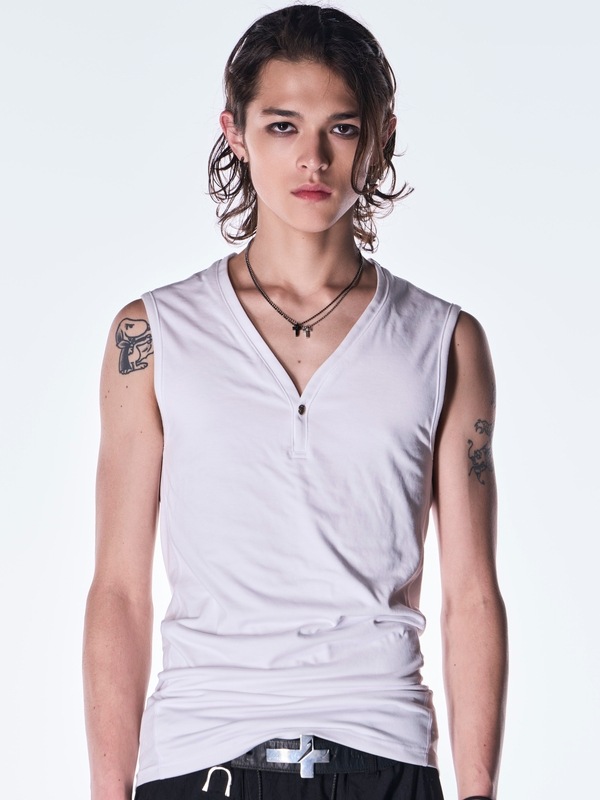 (ͽ���ʡ�8��9������ͽ��/kiryuyrik������奦����奦/BEATENJIKU Henry Tank Top/White