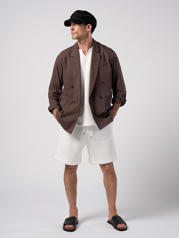 (ͽ���ʡ�4��5������ͽ��/wjk�����֥른��������/textured knit key-neck H/S/white