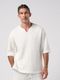 (ͽ���ʡ�4��5������ͽ��/wjk�����֥른��������/textured knit key-neck H/S/white