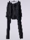 �㴰���THE ONENESS�������ͥ�/RePE Jersey Saruel Pants/Black