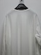 Ground Y�����饦��ɥ磻/30/- COTTON JERSEY HEM JUMBO LONG SLEEVED T/WHITE