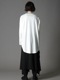 Ground Y�����饦��ɥ磻/30/- COTTON JERSEY HEM JUMBO LONG SLEEVED T/WHITE