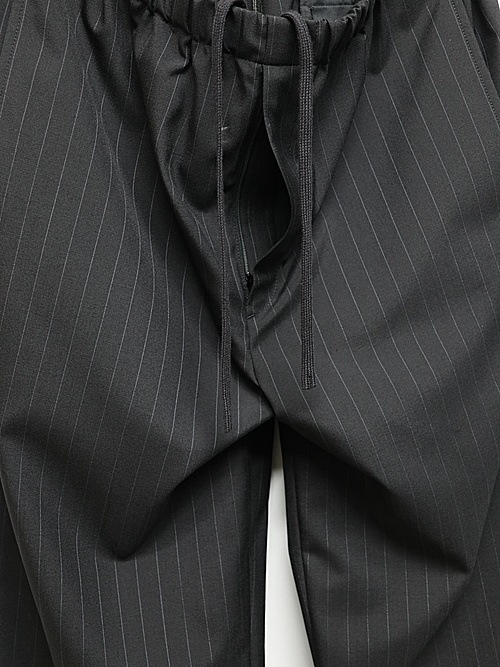 �㴰���LAD MUSICIAN����å� �ߥ塼�������/T/W POPLIN PINSTRIPE STRAIGHT PT/BLACK