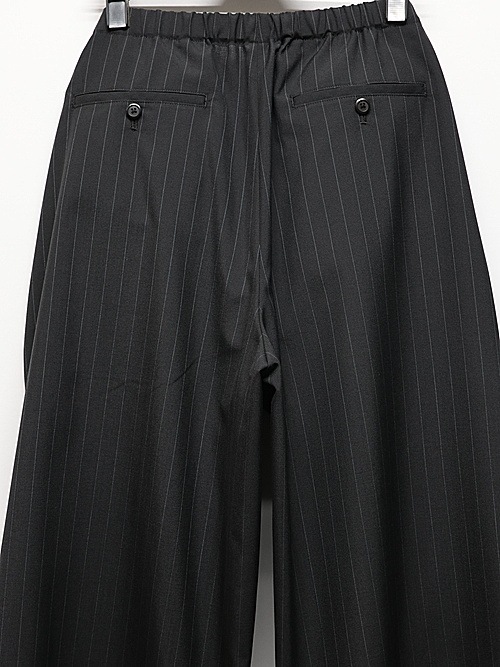 �㴰���LAD MUSICIAN����å� �ߥ塼�������/T/W POPLIN PINSTRIPE STRAIGHT PT/BLACK