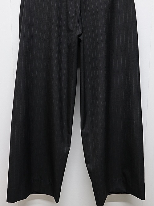 �㴰���LAD MUSICIAN����å� �ߥ塼�������/T/W POPLIN PINSTRIPE STRAIGHT PT/BLACK