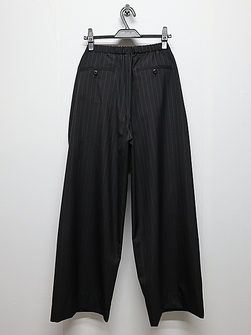 �㴰���LAD MUSICIAN����å� �ߥ塼�������/T/W POPLIN PINSTRIPE STRAIGHT PT/BLACK