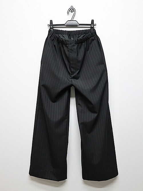�㴰���LAD MUSICIAN����å� �ߥ塼�������/T/W POPLIN PINSTRIPE STRAIGHT PT/BLACK