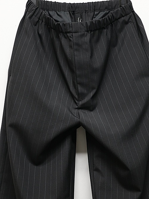 �㴰���LAD MUSICIAN����å� �ߥ塼�������/T/W POPLIN PINSTRIPE STRAIGHT PT/BLACK