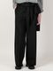 �㴰���LAD MUSICIAN����å� �ߥ塼�������/T/W POPLIN PINSTRIPE STRAIGHT PT/BLACK