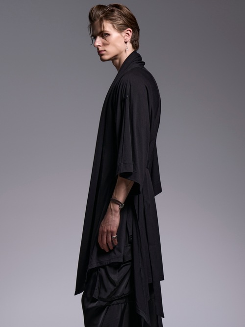 (ͽ���ʡ�3��4������ͽ��/kiryuyrik������奦����奦/BEATENJIKU KIMONO-Sleeve Cardigan/Black