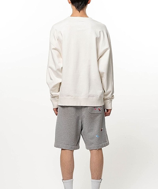 Maison MIHARA YASUHIRO���᥾�� �ߥϥ�䥹�ҥ�/French Terry DON'T TAG ME. SWEAT PO/WHITE