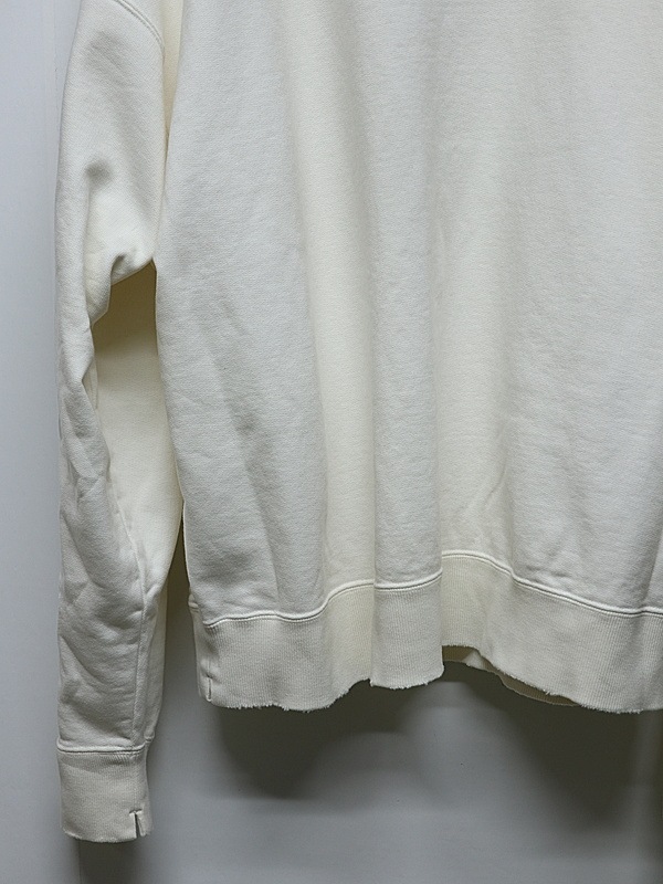 Maison MIHARA YASUHIRO���᥾�� �ߥϥ�䥹�ҥ�/French Terry DON'T TAG ME. SWEAT PO/WHITE