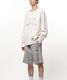 Maison MIHARA YASUHIRO���᥾�� �ߥϥ�䥹�ҥ�/French Terry DON'T TAG ME. SWEAT PO/WHITE