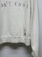 Maison MIHARA YASUHIRO���᥾�� �ߥϥ�䥹�ҥ�/French Terry DON'T TAG ME. SWEAT PO/WHITE