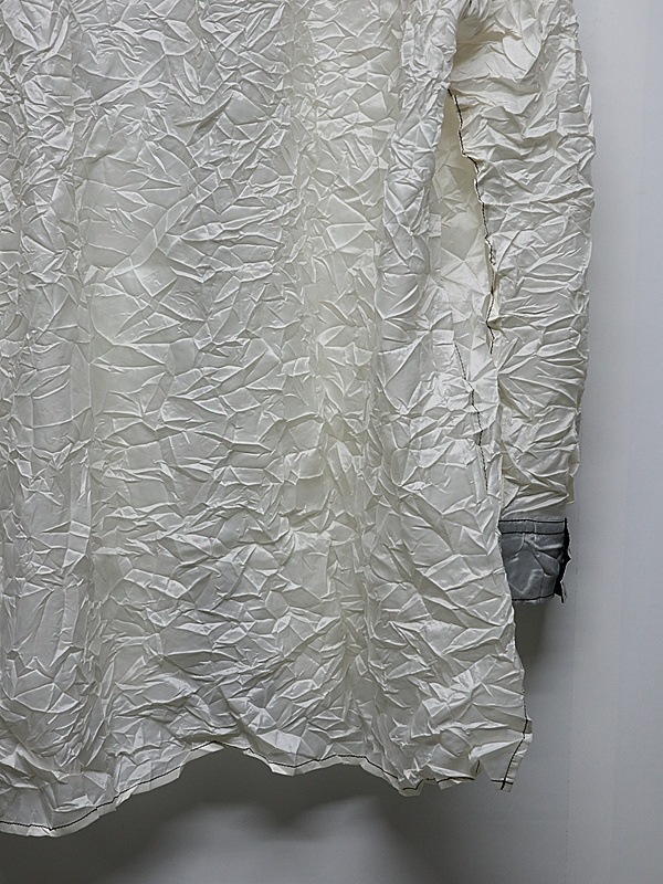 Ground Y�����饦��ɥ磻/PE TAFTA WH X BK STANDARD LONG SLEEVED SHIRT/WHITEBLACK