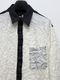 Ground Y�����饦��ɥ磻/PE TAFTA WH X BK STANDARD LONG SLEEVED SHIRT/WHITEBLACK
