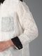 Ground Y�����饦��ɥ磻/PE TAFTA WH X BK STANDARD LONG SLEEVED SHIRT/WHITEBLACK