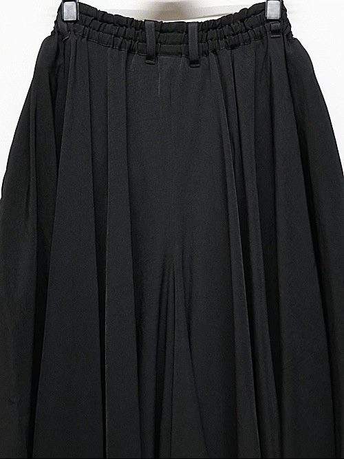 Ground Y�����饦��ɥ磻/TA/PE CREPE DE CHINE CULOTTE PANTS/BLACK