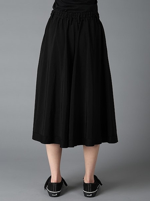 Ground Y�����饦��ɥ磻/TA/PE CREPE DE CHINE CULOTTE PANTS/BLACK