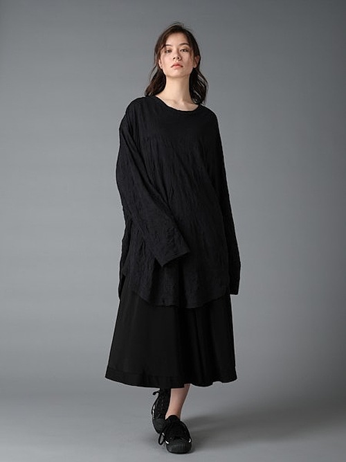 Ground Y�����饦��ɥ磻/TA/PE CREPE DE CHINE CULOTTE PANTS/BLACK