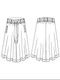 Ground Y�����饦��ɥ磻/TA/PE CREPE DE CHINE CULOTTE PANTS/BLACK