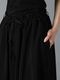 Ground Y�����饦��ɥ磻/TA/PE CREPE DE CHINE CULOTTE PANTS/BLACK