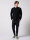 (ͽ���ʡ�10��11������ͽ��/wjk�����֥른��������/fancy yarn crew-neck knit/black