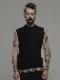 �㴰���nude:masahiko maruyama ���̡���:�ޥ��ҥ��ޥ���/16GG SLEEVELESS KNIT PULLOVER/Black-Beige
