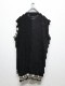 �㴰���nude:masahiko maruyama ���̡���:�ޥ��ҥ��ޥ���/16GG SLEEVELESS KNIT PULLOVER/Black-Beige