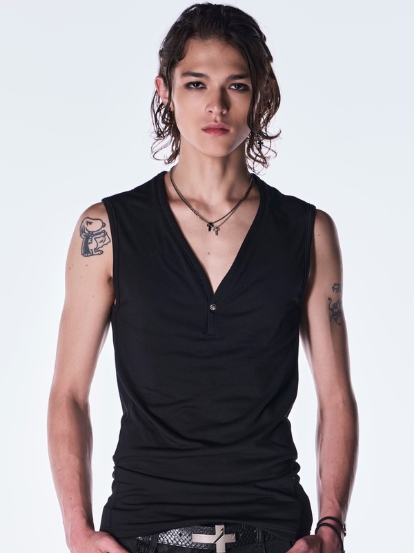 (ͽ���ʡ�8��9������ͽ��/kiryuyrik������奦����奦/BEATENJIKU Henry Tank Top/Black