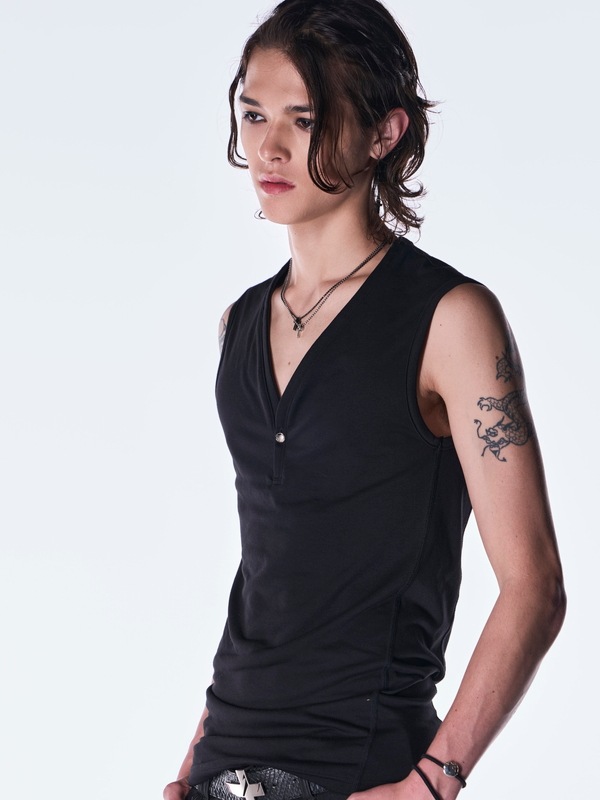 (ͽ���ʡ�8��9������ͽ��/kiryuyrik������奦����奦/BEATENJIKU Henry Tank Top/Black