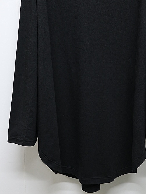 Ground Y�����饦��ɥ磻/30/- COTTON JERSEY HEM JUMBO LONG SLEEVED T/BLACK