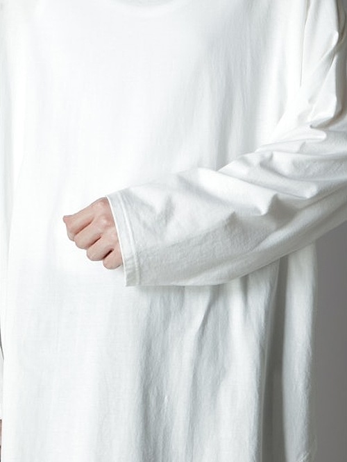 Ground Y�����饦��ɥ磻/30/- COTTON JERSEY HEM JUMBO LONG SLEEVED T/BLACK