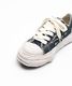 Maison MIHARA YASUHIRO��PETERSON23/original sole ripping and overdyeing canvas Low-Top sneaker/BLACK