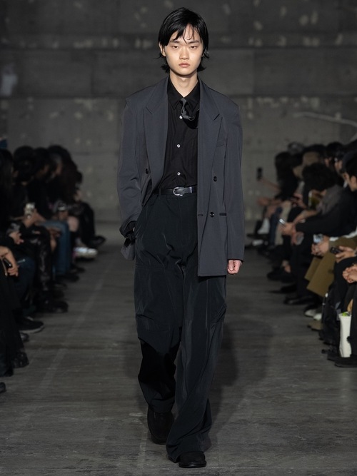 ATTACHMENT�������å�����/COW LEATHER WESTERN BELT/BLACK