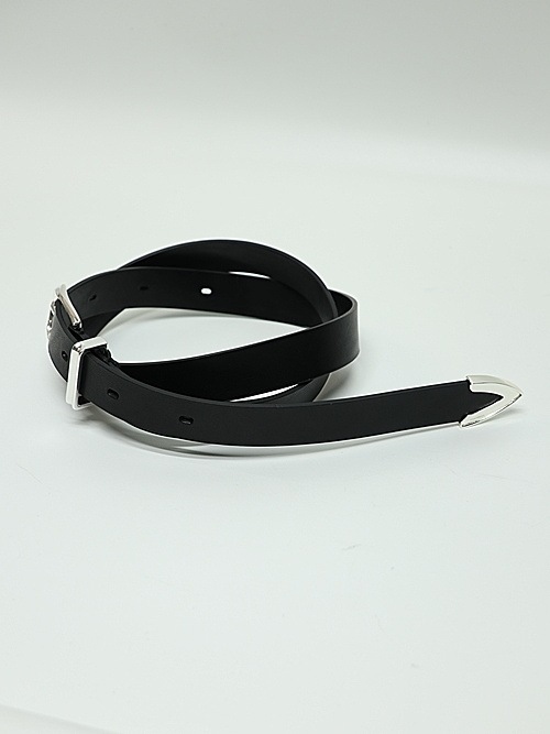 ATTACHMENT�������å�����/COW LEATHER WESTERN BELT/BLACK