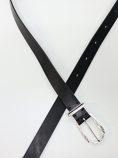 ATTACHMENT�������å�����/COW LEATHER WESTERN BELT/BLACK