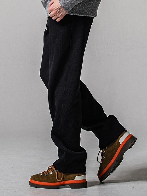 (ͽ���ʡ�1��2������ͽ��/39TH RESOUND CLOTHING���ꥵ����ɥ���������/SEMIWAIDE AZE WIDE TUCK PANTS/BLACK