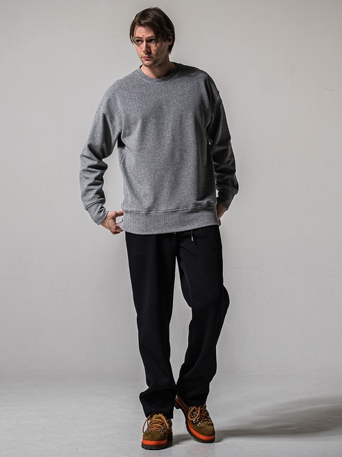 (ͽ���ʡ�1��2������ͽ��/39TH RESOUND CLOTHING���ꥵ����ɥ���������/SEMIWAIDE AZE WIDE TUCK PANTS/BLACK