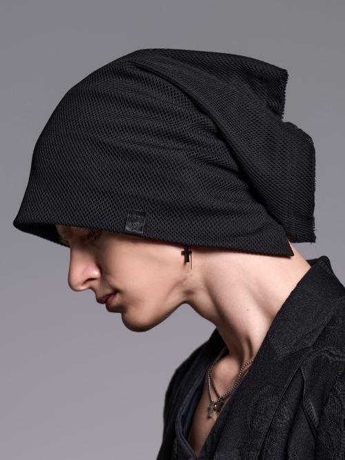 (ͽ���ʡ�7��8������ͽ��/kiryuyrik������奦����奦/Mesh Nack Cap/Black