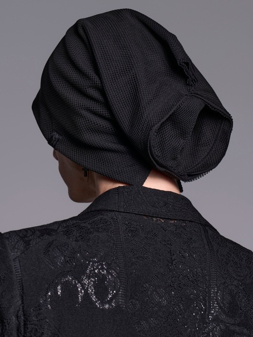 (ͽ���ʡ�7��8������ͽ��/kiryuyrik������奦����奦/Mesh Nack Cap/Black