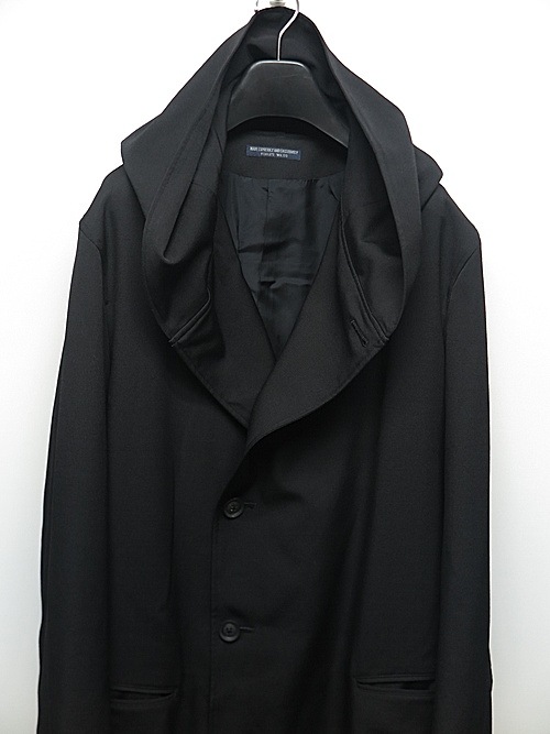Yohji Yamamoto襦ޥ/RE GABARDINE O-4BS HOOD COAT/֥å.