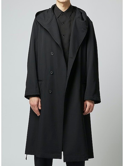 Yohji Yamamoto襦ޥ/RE GABARDINE O-4BS HOOD COAT/֥å.